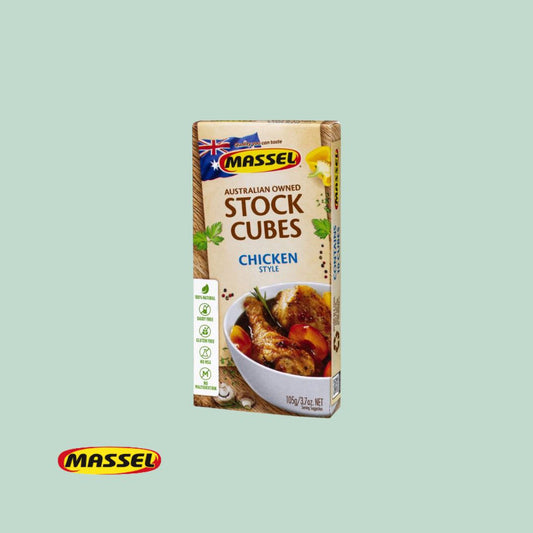 Massel All Natural Chicken Style Stock/Broth Cubes 105g (10 cubes)