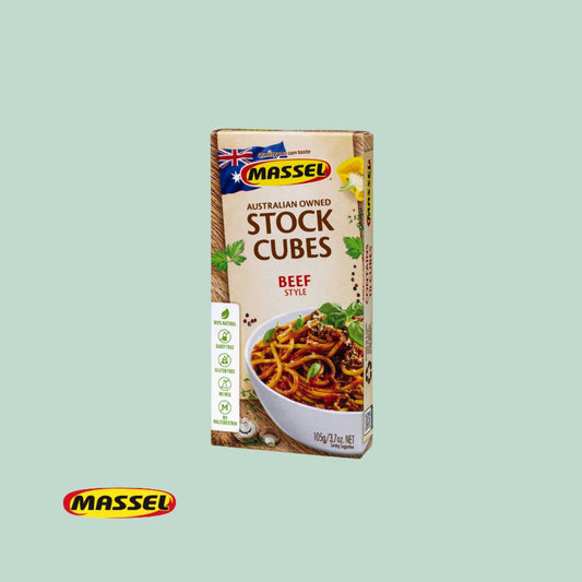 Massel All Natural Beef Style Stock/Broth Cubes 105g (10 cubes)